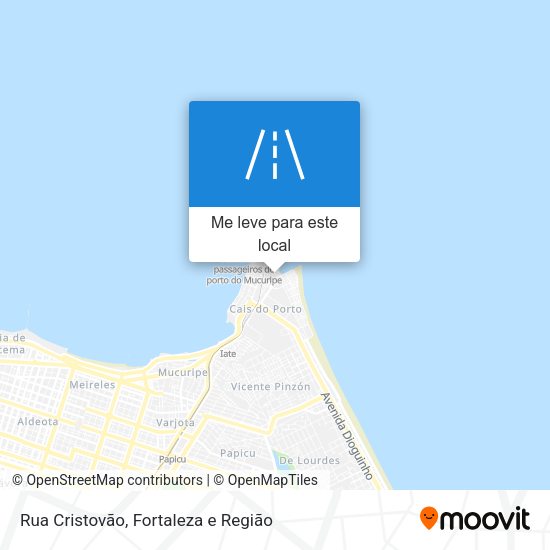 Rua Cristovão mapa