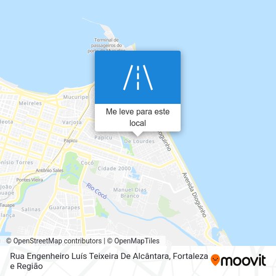 Rua Engenheiro Luís Teixeira De Alcântara mapa