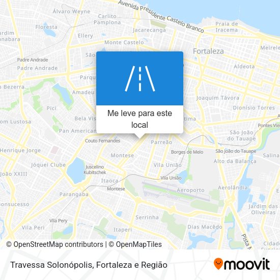 Travessa Solonópolis mapa