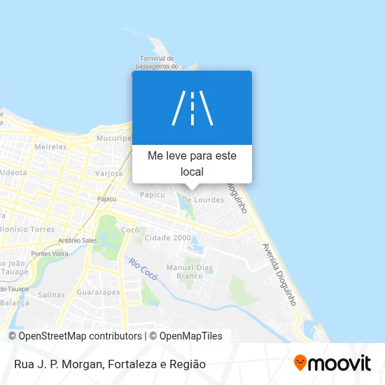 Rua J. P. Morgan mapa