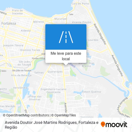 Avenida Doutor José Martins Rodrigues mapa