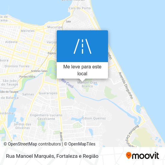 Rua Manoel Marquês mapa