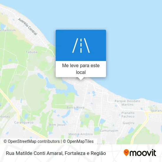 Rua Matilde Conti Amaral mapa
