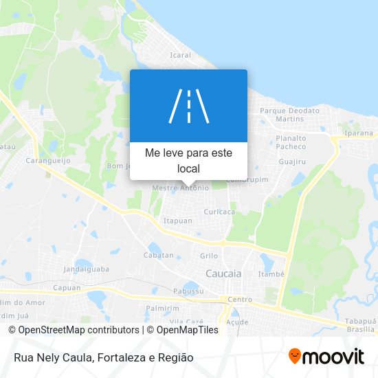 Rua Nely Caula mapa