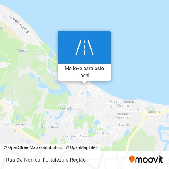 Rua Da Nonica mapa