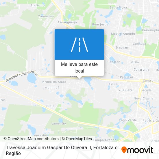 Travessa Joaquim Gaspar De Oliveira II mapa