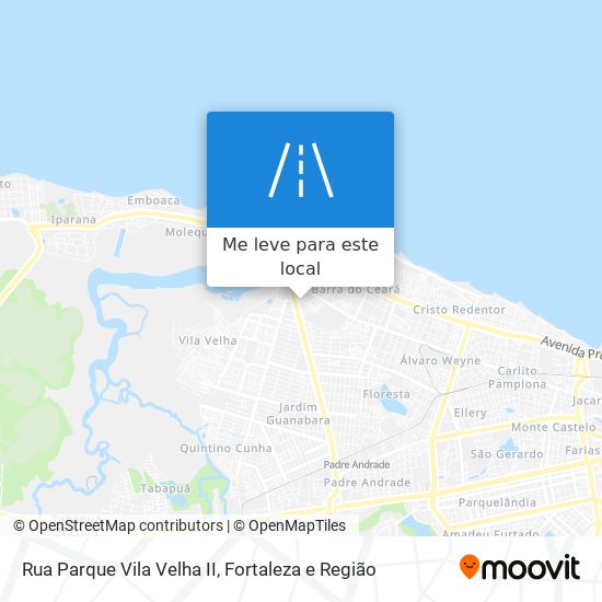 Rua Parque Vila Velha II mapa