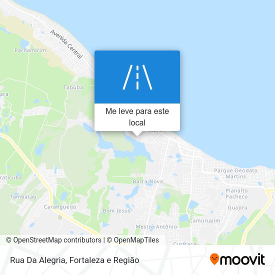 Rua Da Alegria mapa