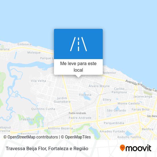 Travessa Beija Flor mapa