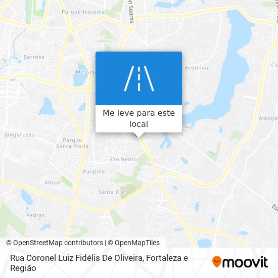 Rua Coronel Luiz Fidélis De Oliveira mapa