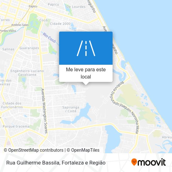 Rua Guilherme Bassila mapa