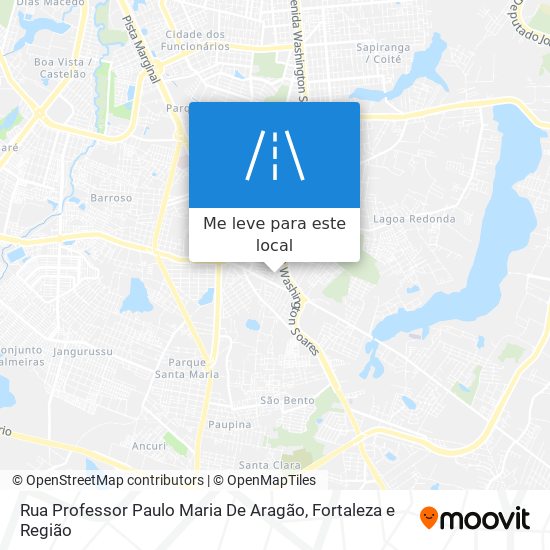 Rua Professor Paulo Maria De Aragão mapa