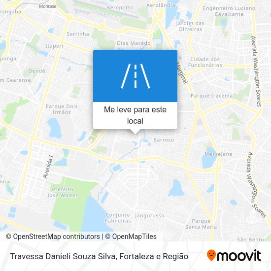 Travessa Danieli Souza Silva mapa