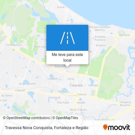 Travessa Nova Conquista mapa