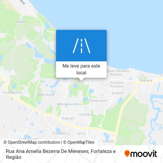 Rua Ana Amelia Bezerra De Meneses mapa