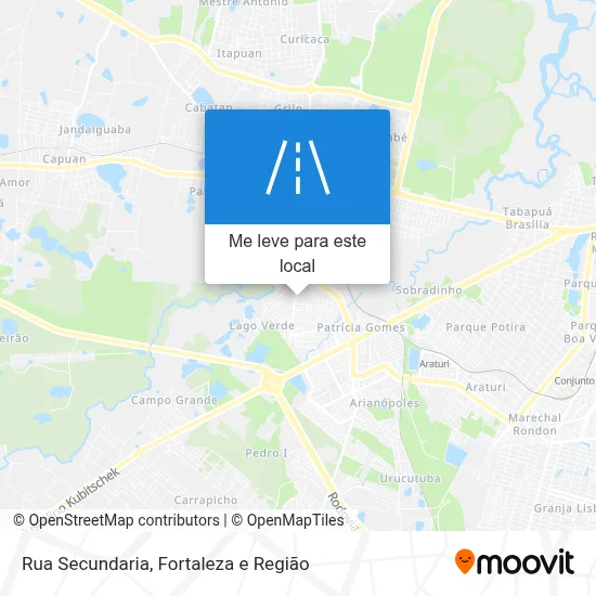 Rua Secundaria mapa