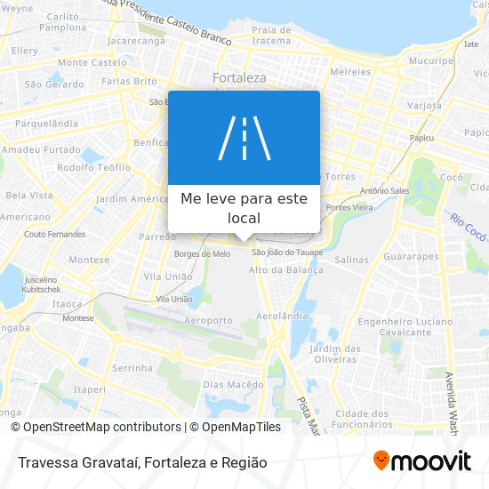 Travessa Gravataí mapa