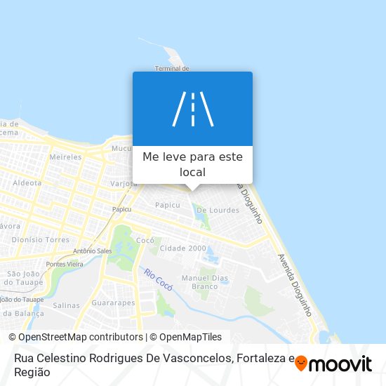 Rua Celestino Rodrigues De Vasconcelos mapa