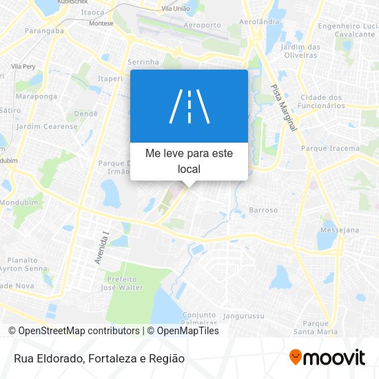 Rua Eldorado mapa