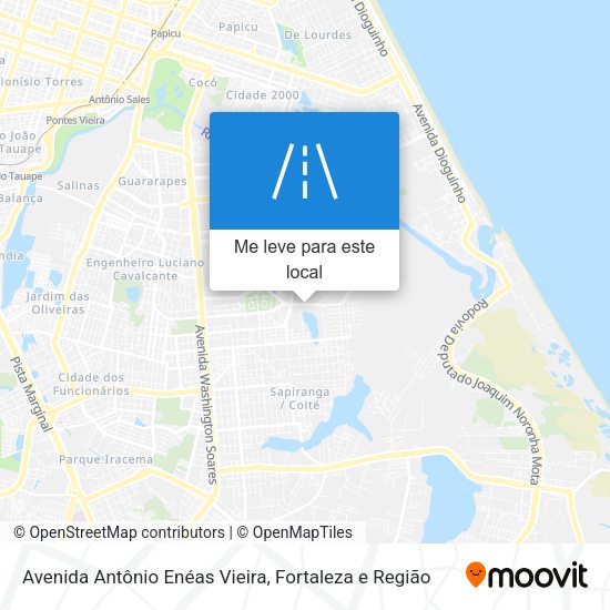 Avenida Antônio Enéas Vieira mapa