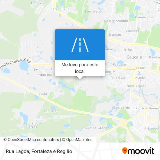 Rua Lagoa mapa