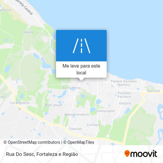 Rua Do Sesc mapa