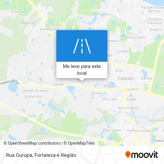 Rua Gurupa mapa