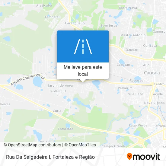 Rua Da Salgadeira I mapa