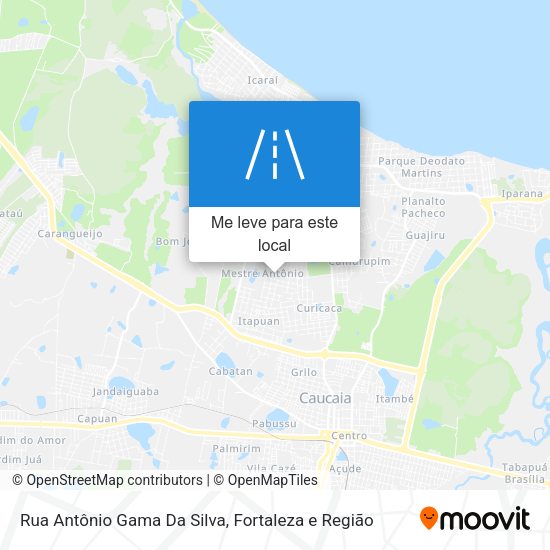 Rua Antônio Gama Da Silva mapa