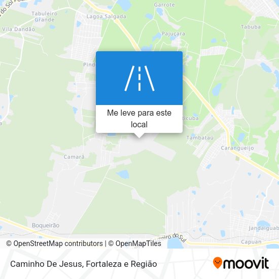 Caminho De Jesus mapa
