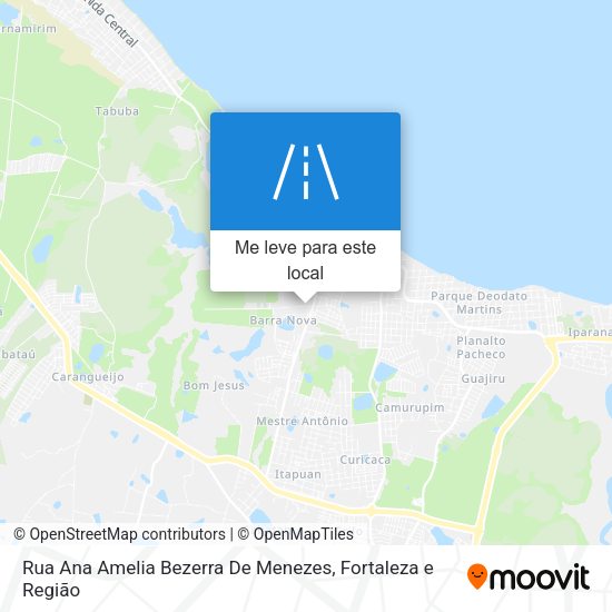 Rua Ana Amelia Bezerra De Menezes mapa