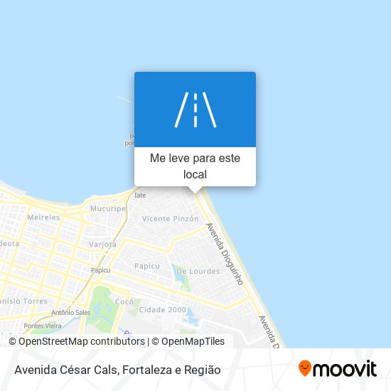 Avenida César Cals mapa