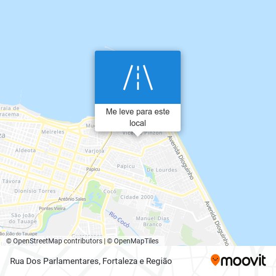 Rua Dos Parlamentares mapa