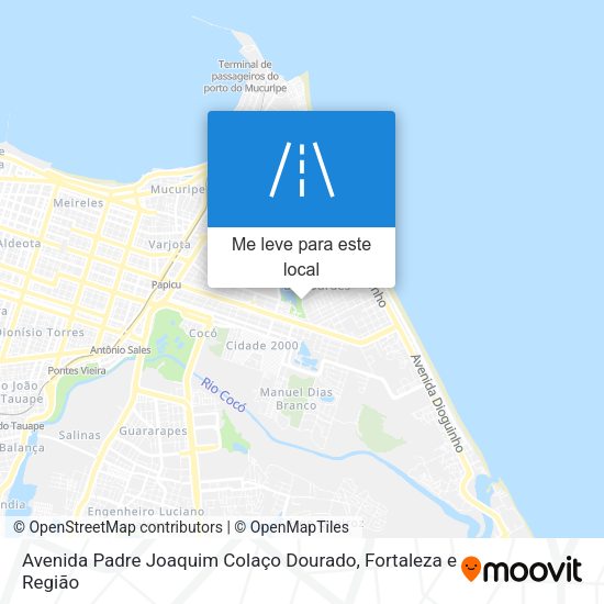 Avenida Padre Joaquim Colaço Dourado mapa