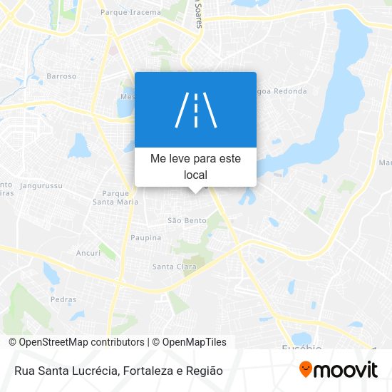 Rua Santa Lucrécia mapa