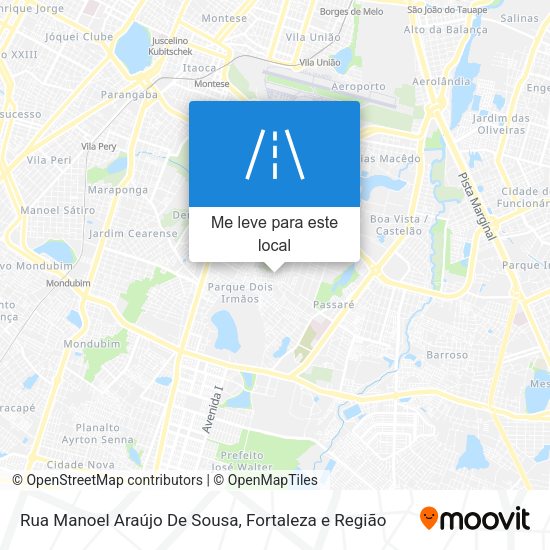 Rua Manoel Araújo De Sousa mapa