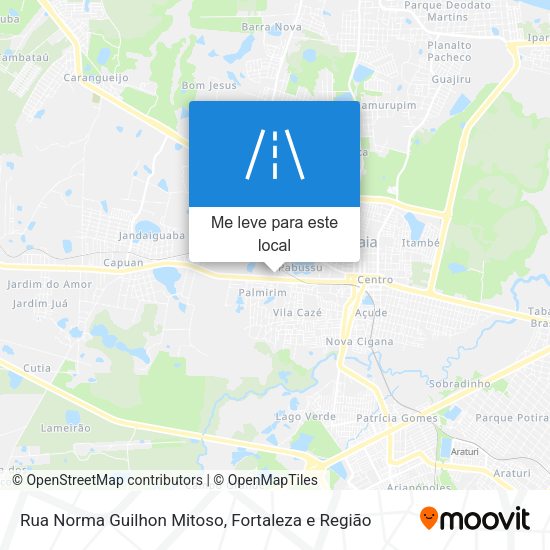 Rua Norma Guilhon Mitoso mapa