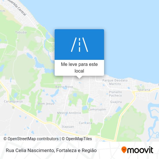 Rua Celia Nascimento mapa