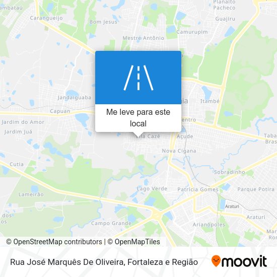 Rua José Marquês De Oliveira mapa