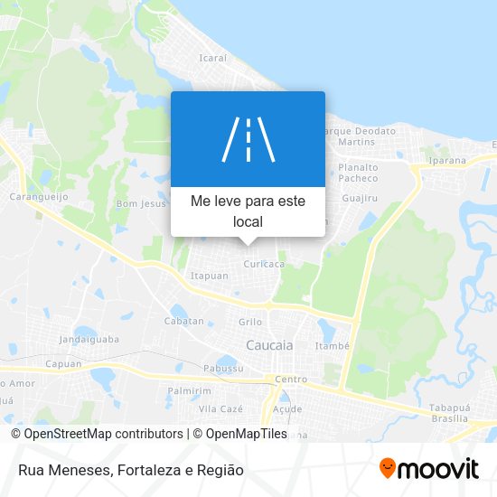 Rua Meneses mapa