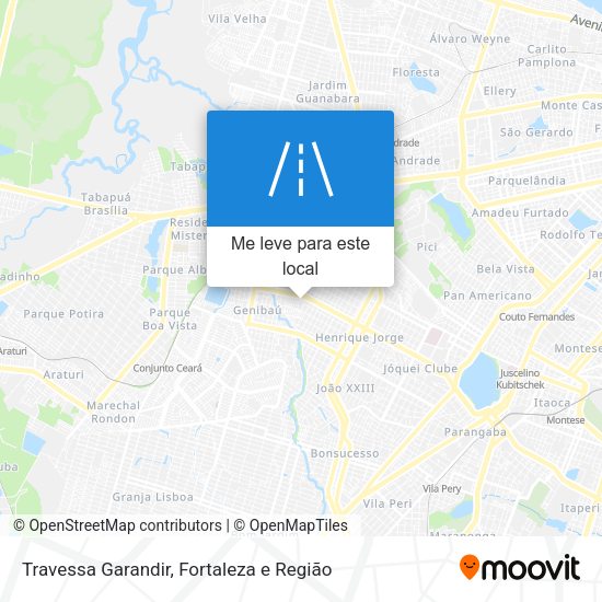 Travessa Garandir mapa