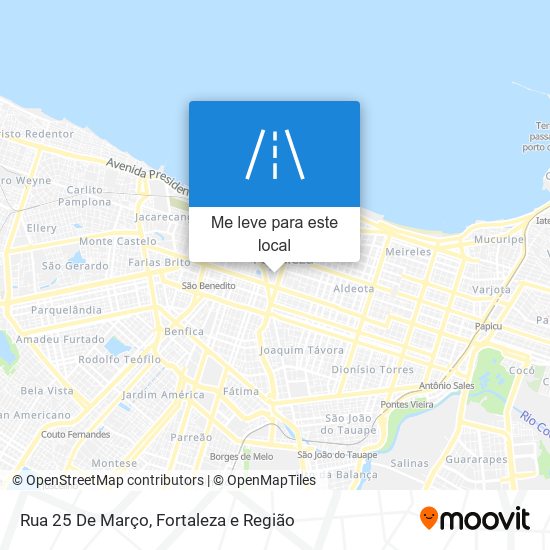 Rua 25 De Março mapa