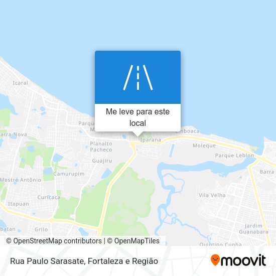 Rua Paulo Sarasate mapa