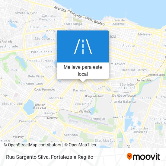 Rua Sargento Silva mapa
