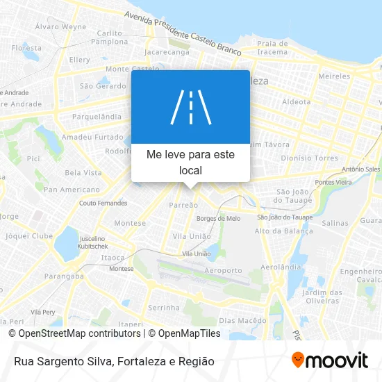 Rua Sargento Silva mapa