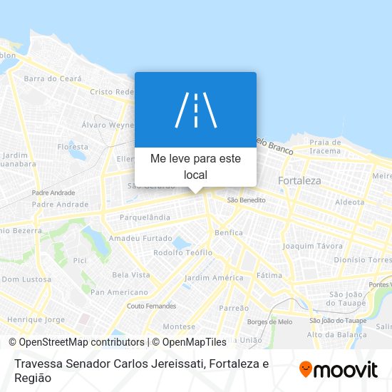 Travessa Senador Carlos Jereissati mapa
