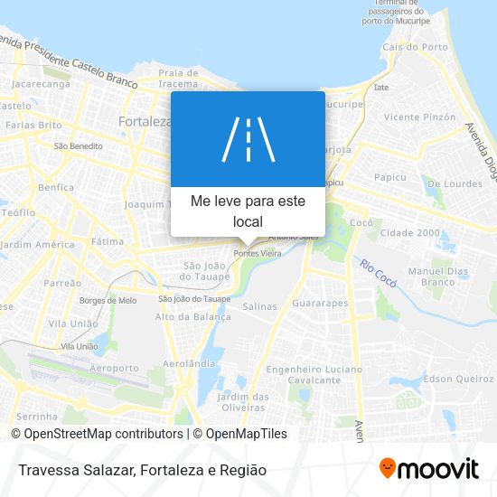 Travessa Salazar mapa