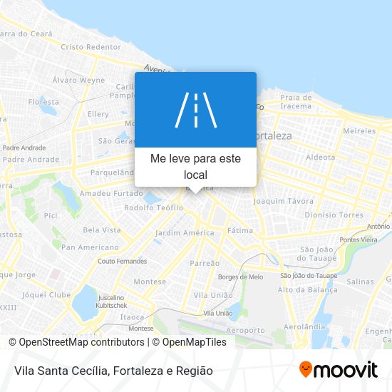 Vila Santa Cecília mapa