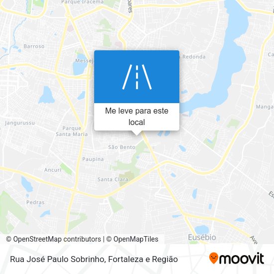 Rua José Paulo Sobrinho mapa