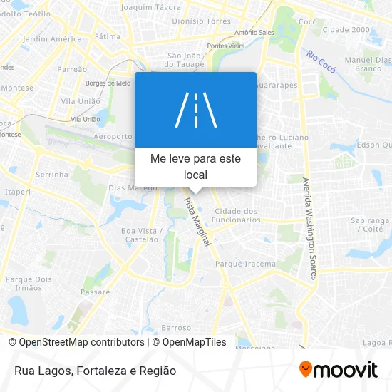Rua Lagos mapa